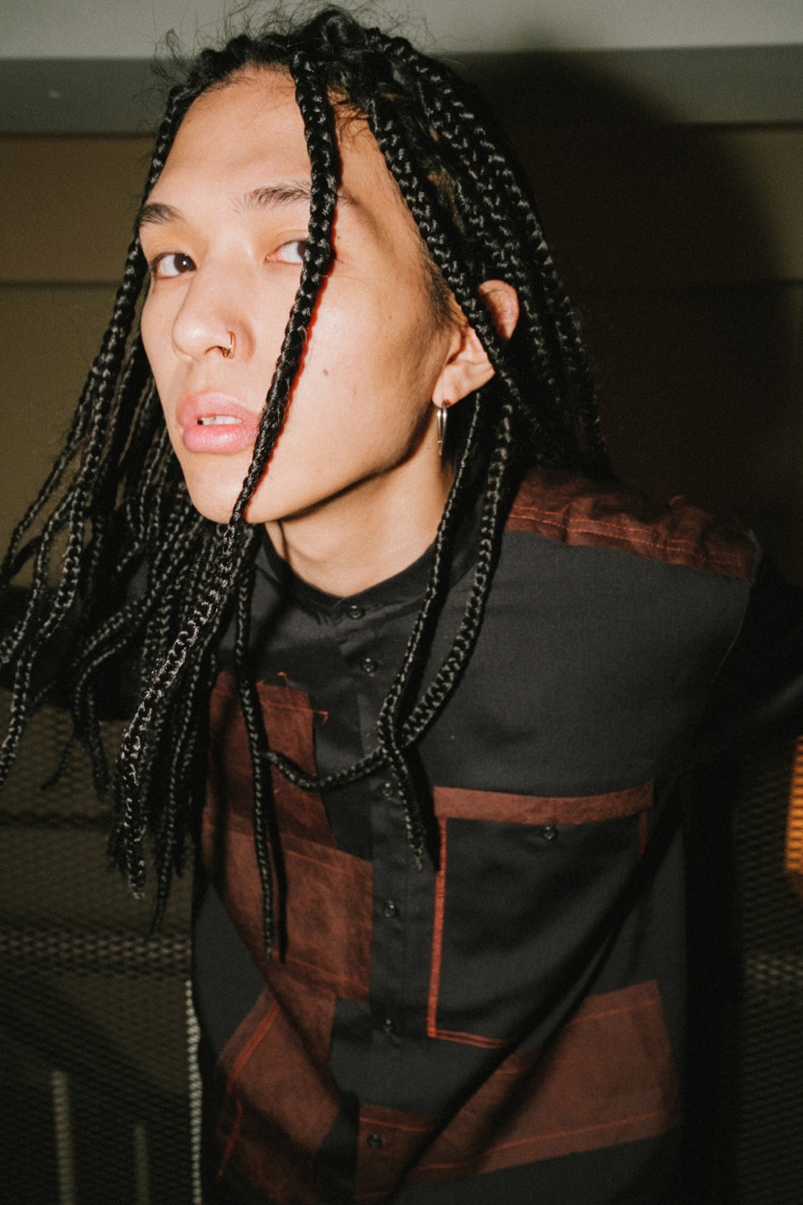 ABSTRACT SHIRT / Material Mix Shirt - Shohei-collection