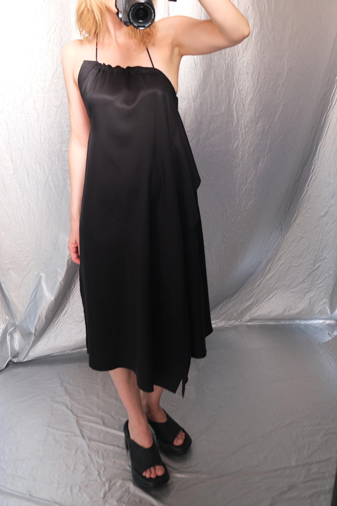 LINA FLAIR DRESS / zero-waste fashion - Shohei-collection
