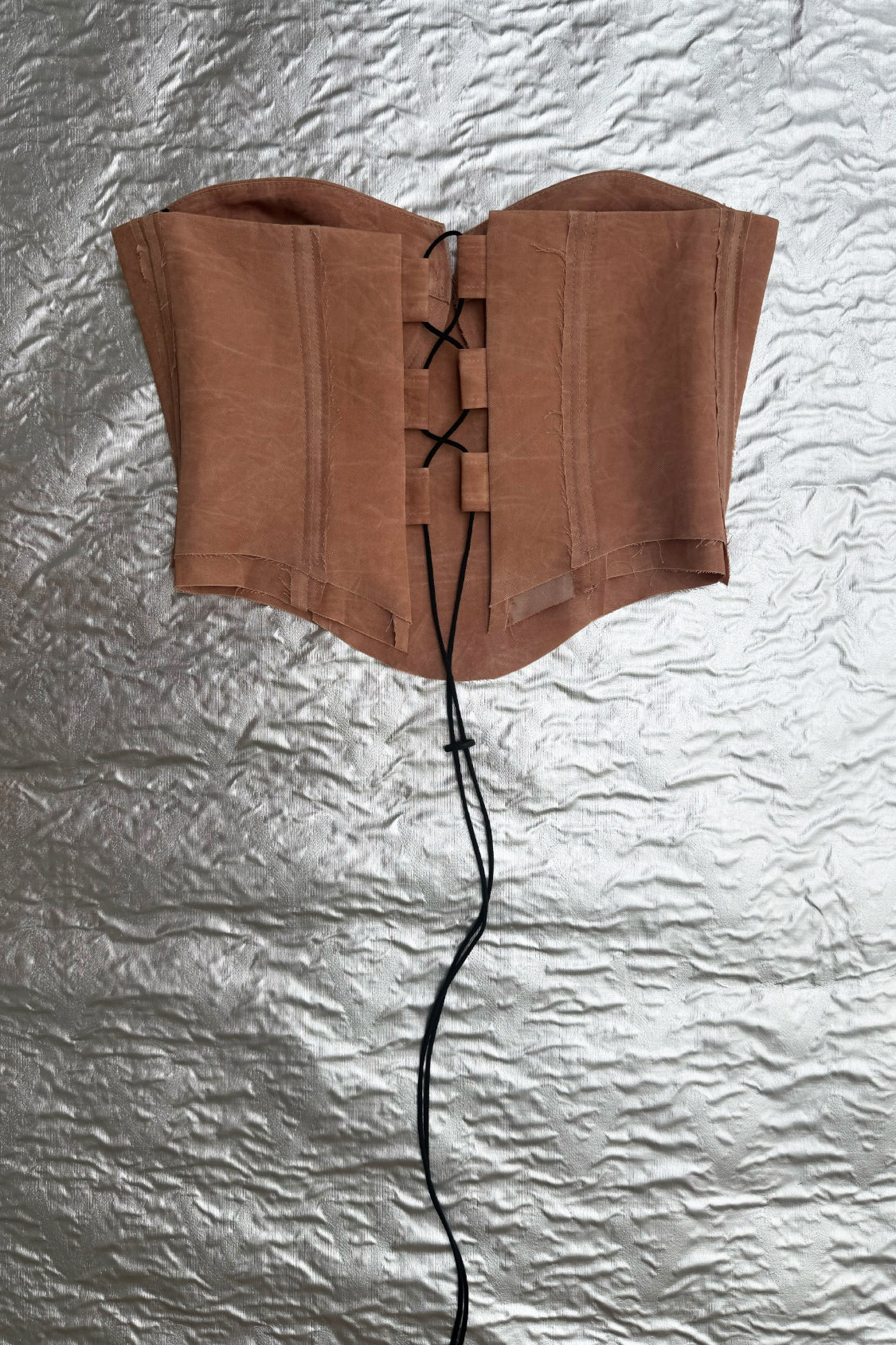 SHOHEI Corsage Top / KAKISHIBU persimmon dyed denim ~ Lyocell TENCEL™