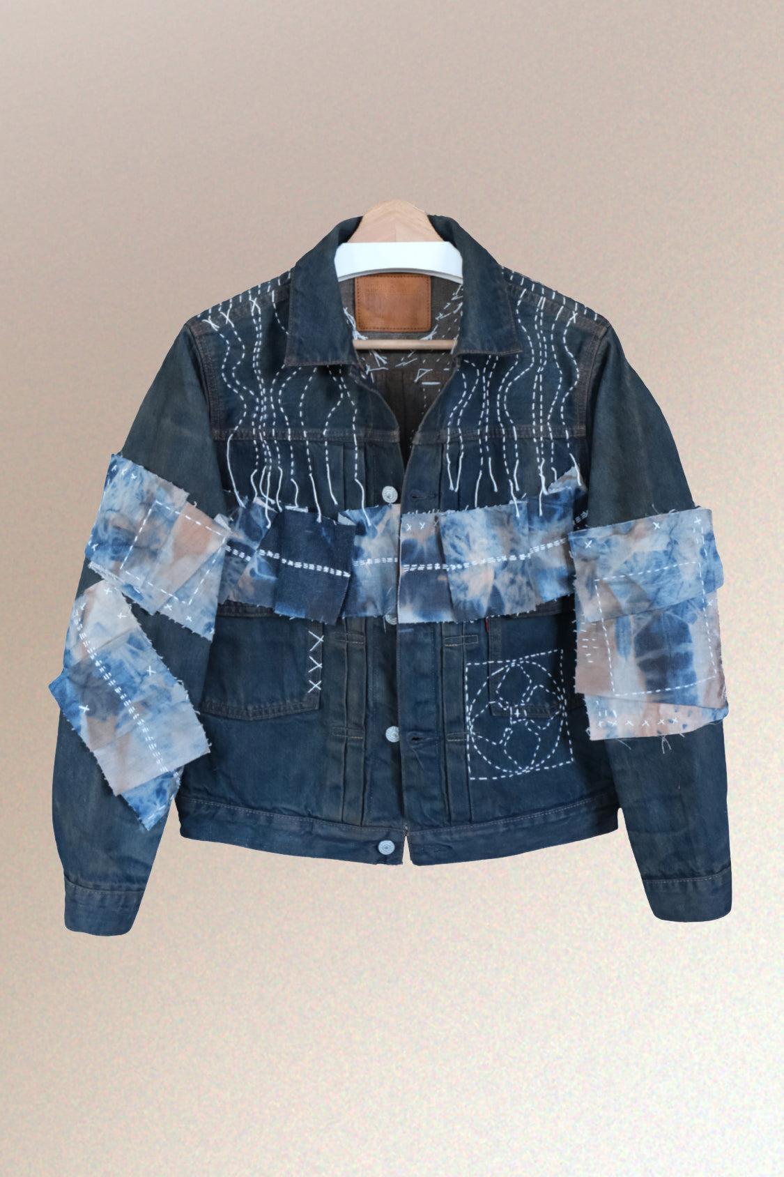 ZEN DENIM JACKET - EDWIN x SHOHEI 505ZX02 / selvage denim x persimmon dye - Shohei-collection