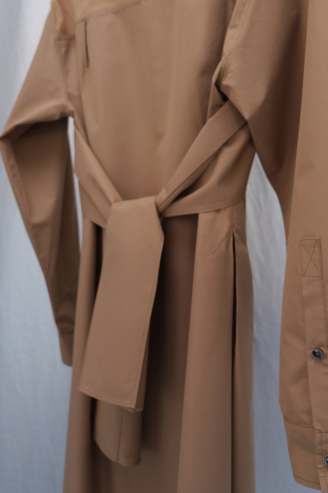 IRENE SHIRT DRESS Dune / signature style - Shohei-collection