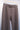 GRANDPA RAW EDGE PANTS / brown melange