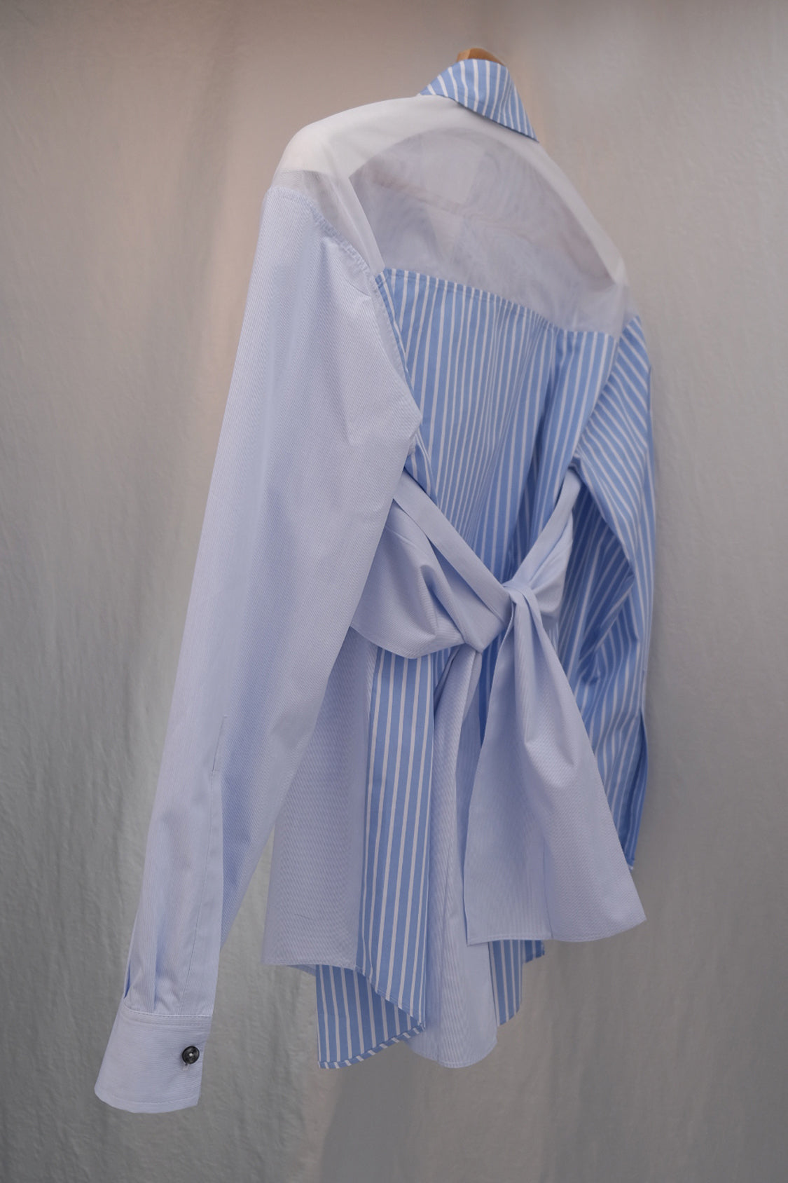 IRENE SHIRT Pin Stripe Mix / signature style - Shohei-collection
