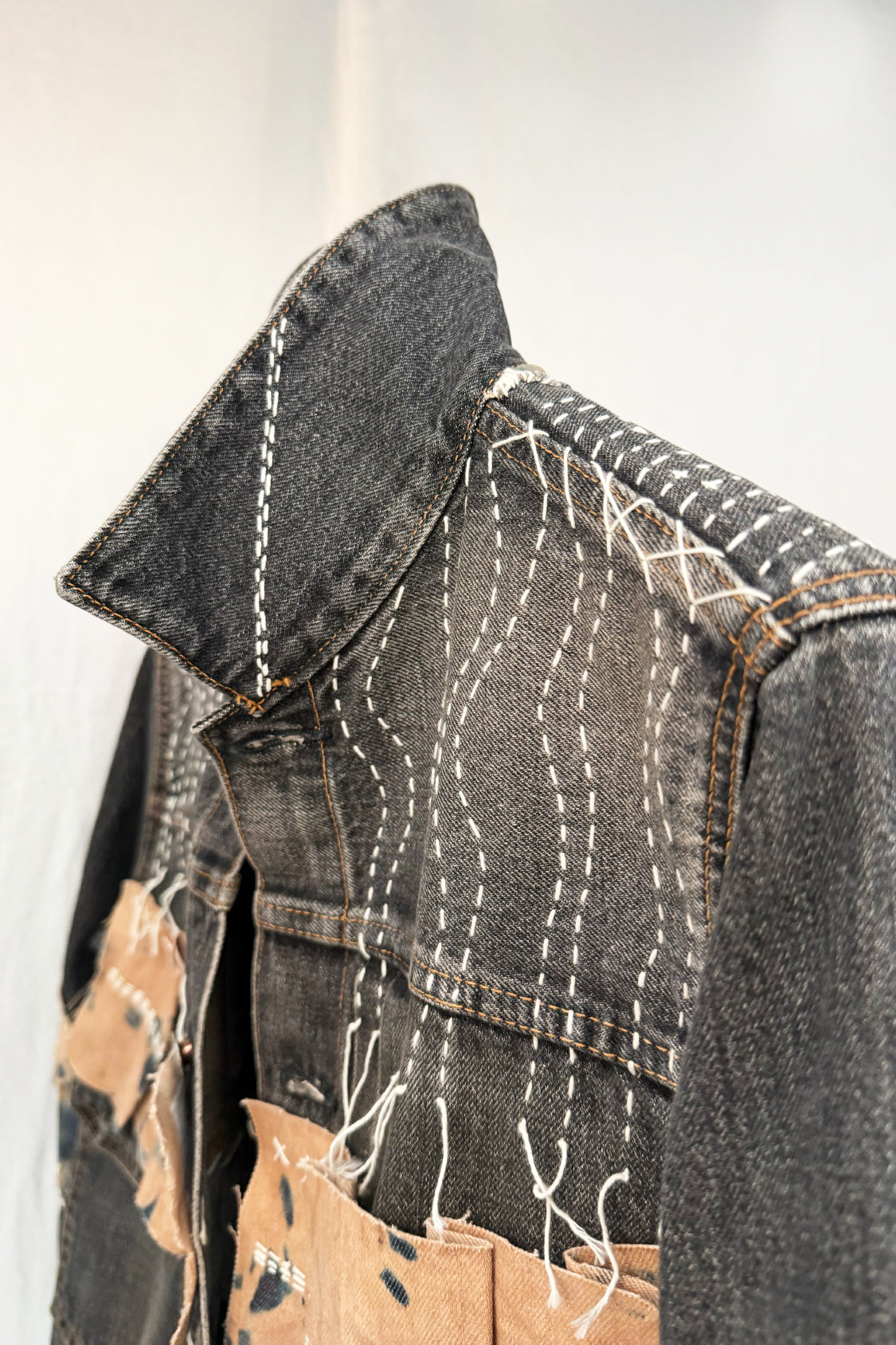 ZEN DENIM JACKET - EDWIN x SHOHEI 505ZX02 / washed black selvage denim - Shohei-collection