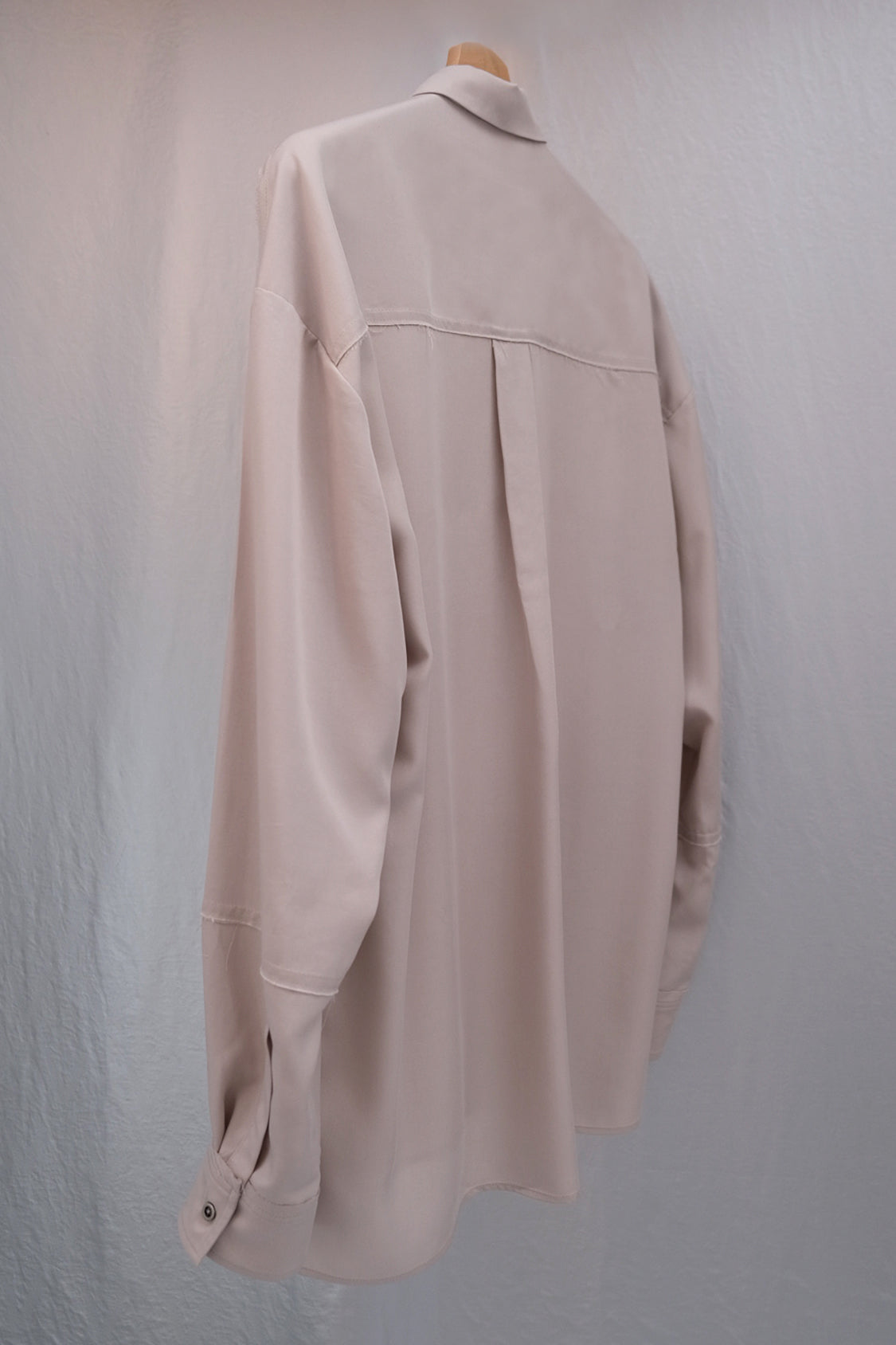 KEIO DROP SHOULDER SHIRT Creamy Grey / Lyocell TENCEL™ - Shohei-collection