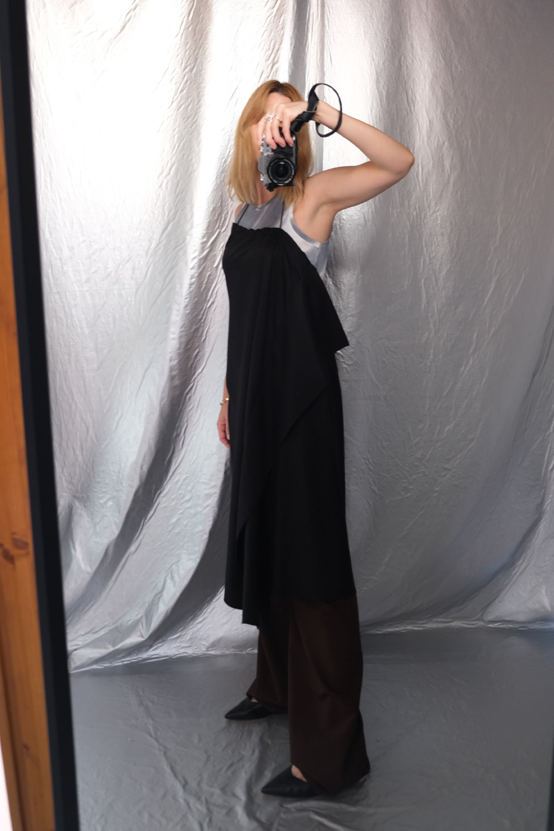 LINA FLAIR DRESS / zero-waste fashion - Shohei-collection