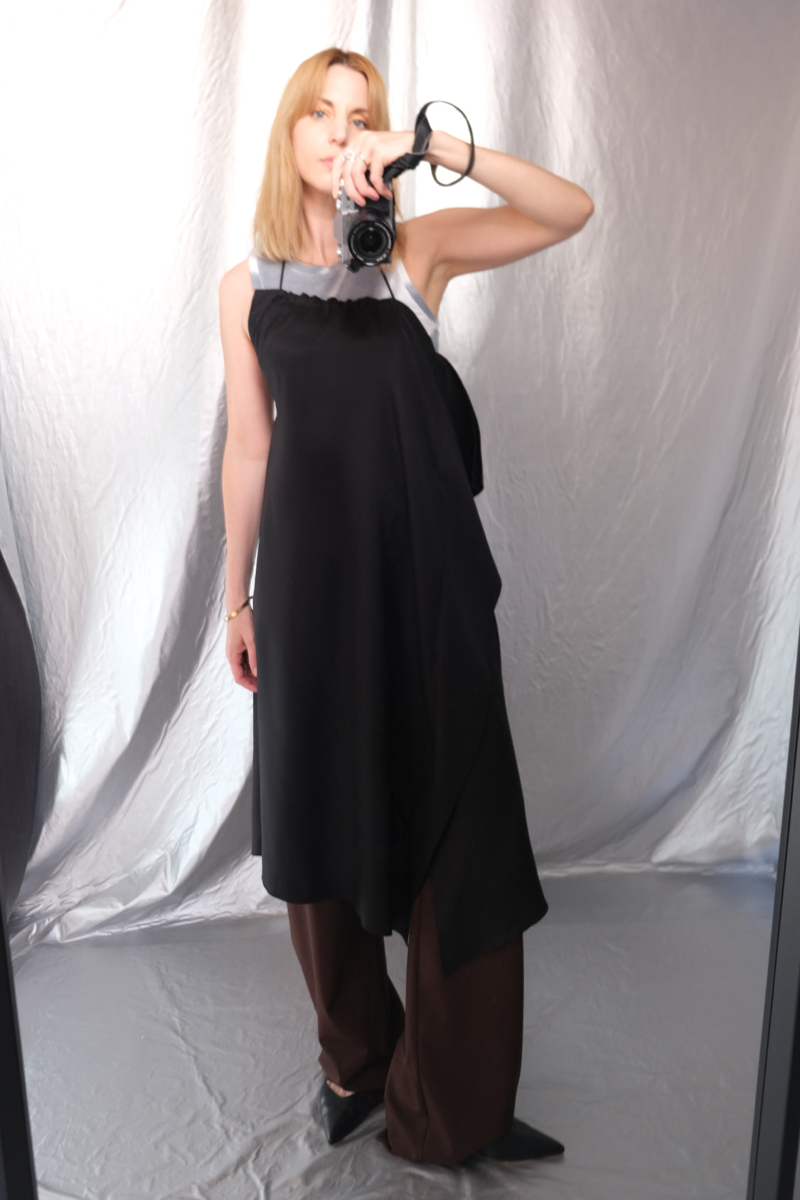 flair design dress ABIGAIL Puff Sleeves Fit & Flair Dress 16 (XXLARGE) / FLAMINGO
