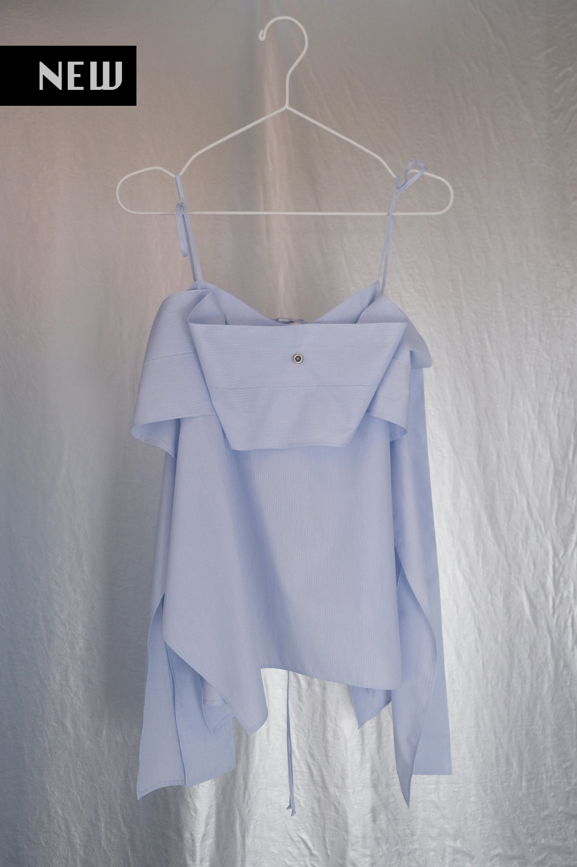SHOHEI IRENE FLAIR TOP, flared top in GOTS organic cotton