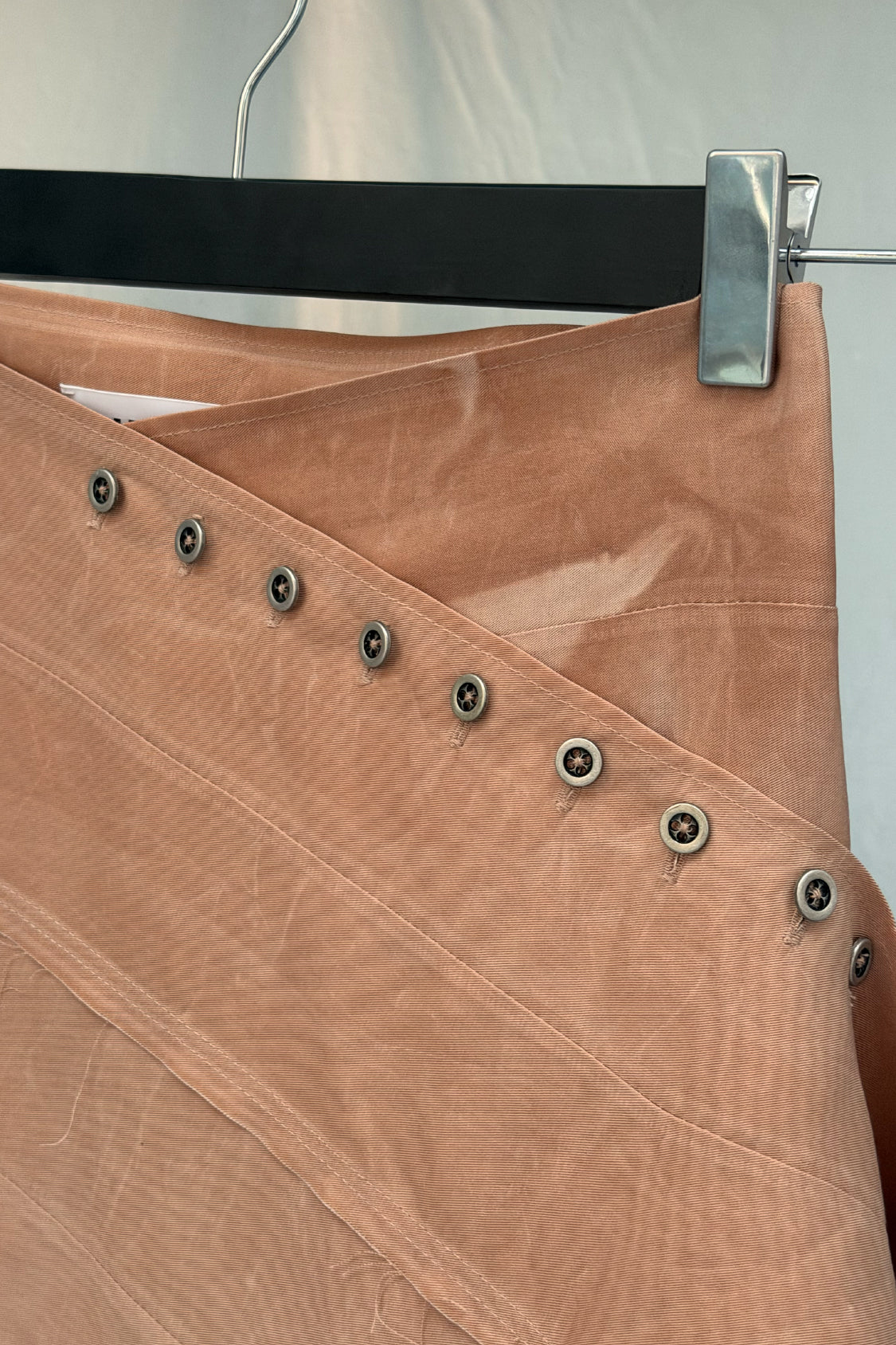 YURIE DENIM SKIRT ~ midi / Lyocell TENCEL x persimmon dye - Shohei-collection