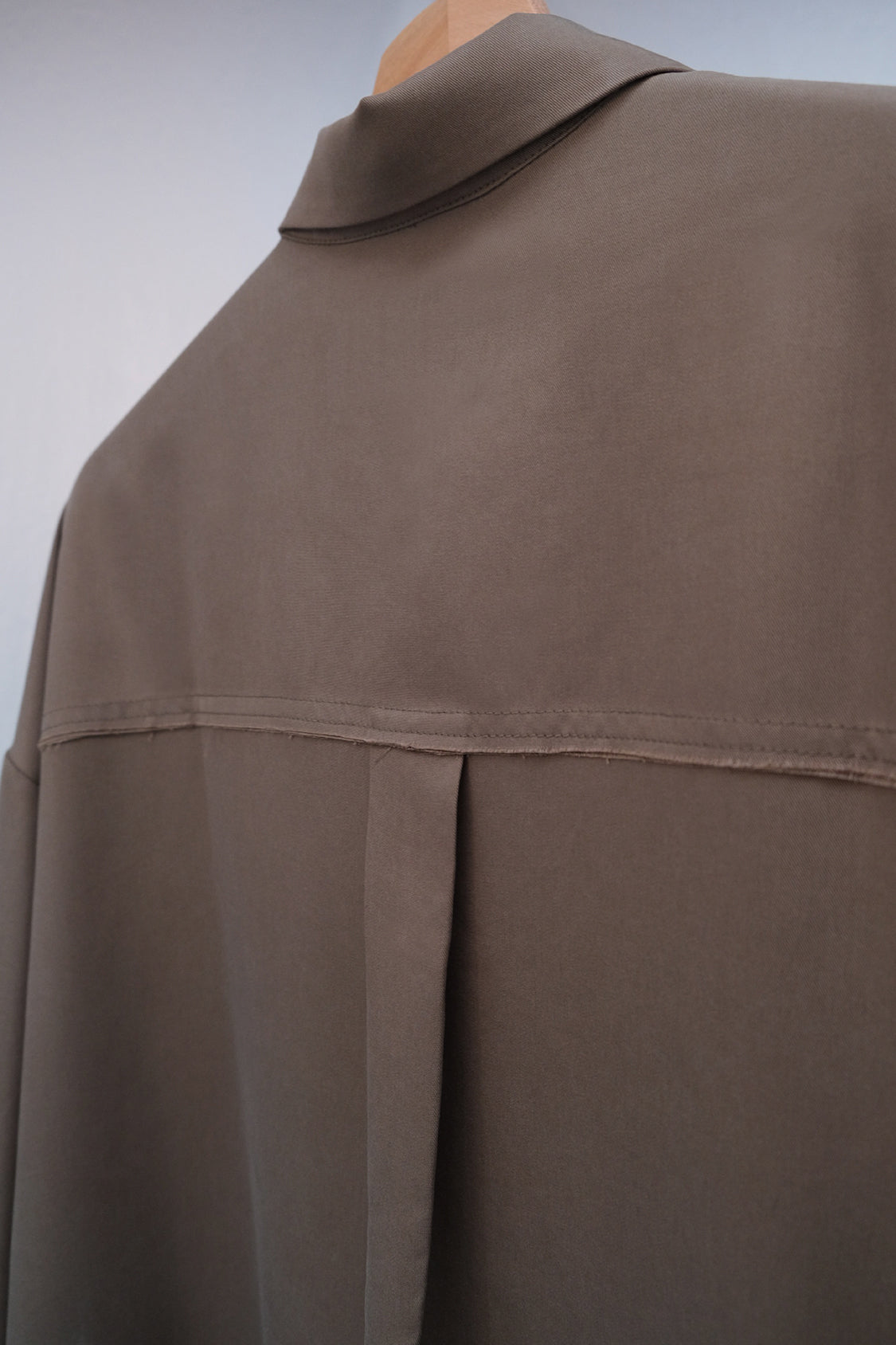KEIO DROP SHOULDER SHIRT Slate Green / Lyocell TENCEL™ - Shohei-collection