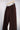 GRANDPA RAW EDGE PANTS / red-brown