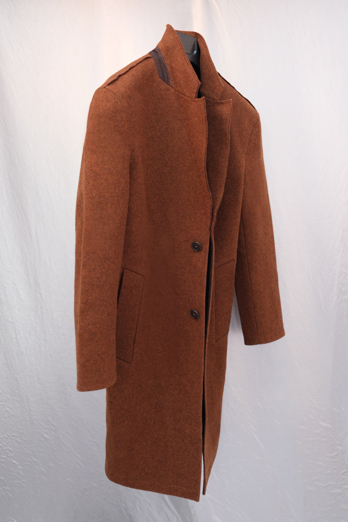 RAW WOOL COAT / made from Portuguese wool - Shohei-collection