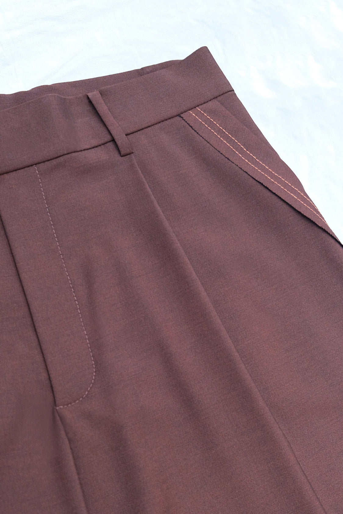 WOOL PANTS / raw edge style - Shohei-collection