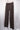 GRANDPA RAW EDGE PANTS / checked brown