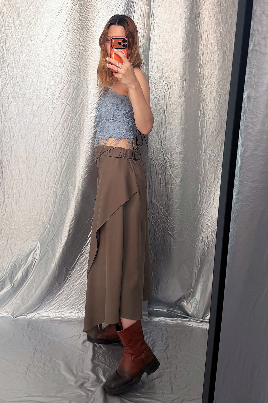 LINA FLAIR DRESS / Lyocell TENCEL - Shohei-collection