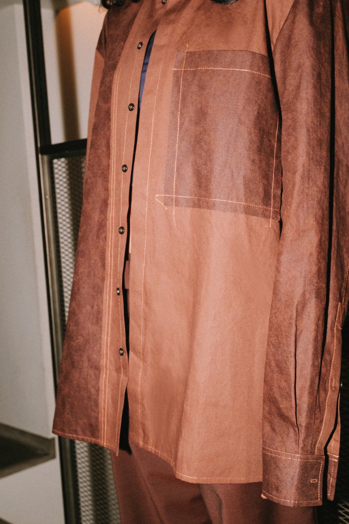 TWO-TONE SHIRT / KAKISHIBU - Shohei-collection