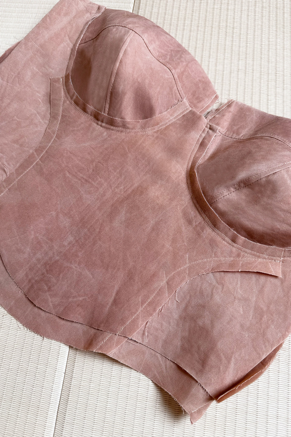 SHOHEI Corsage Top / Persimmon Hand Dye - Shohei-collection