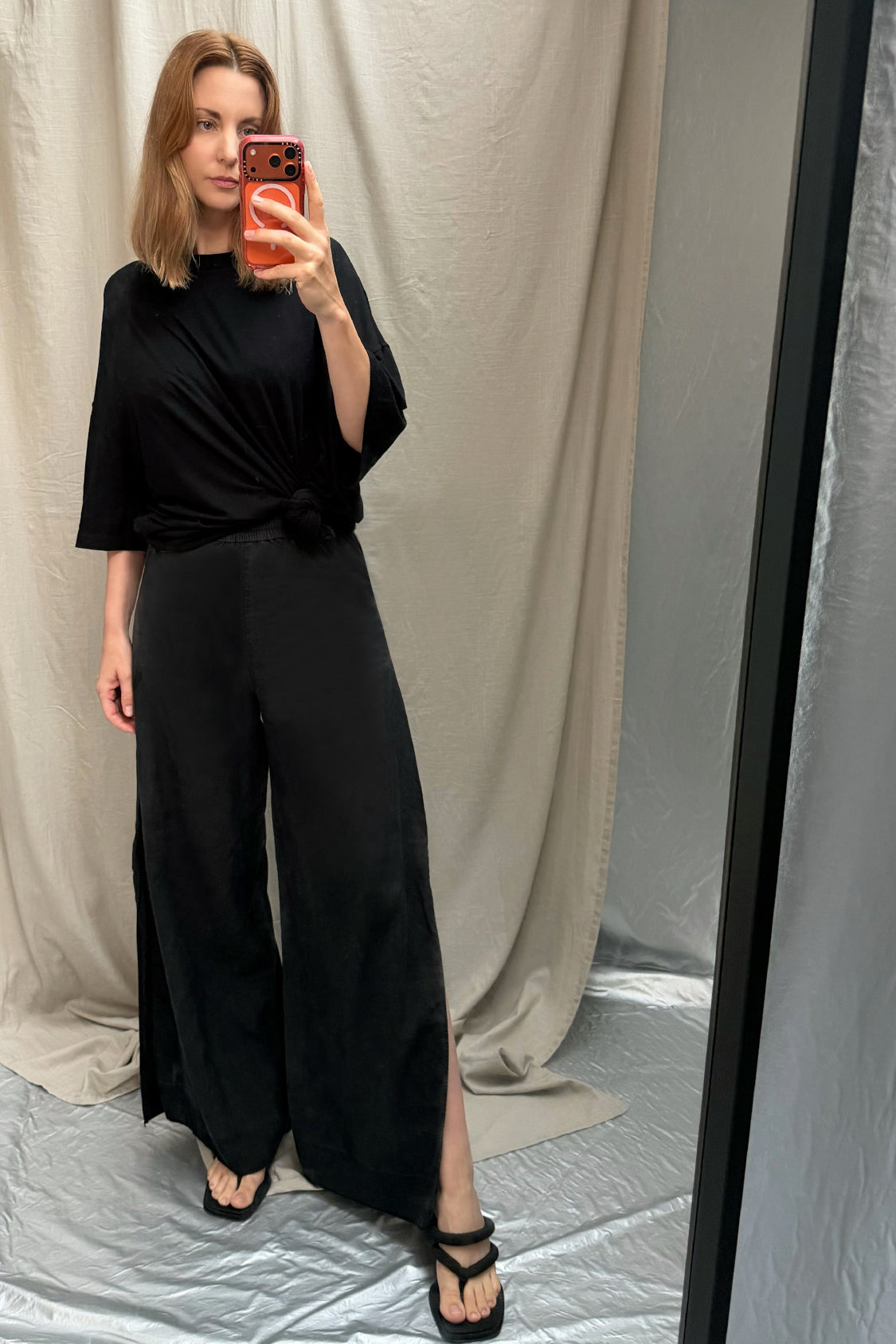 JUN OVERSIZE STYLE T-SHIRT / viscose