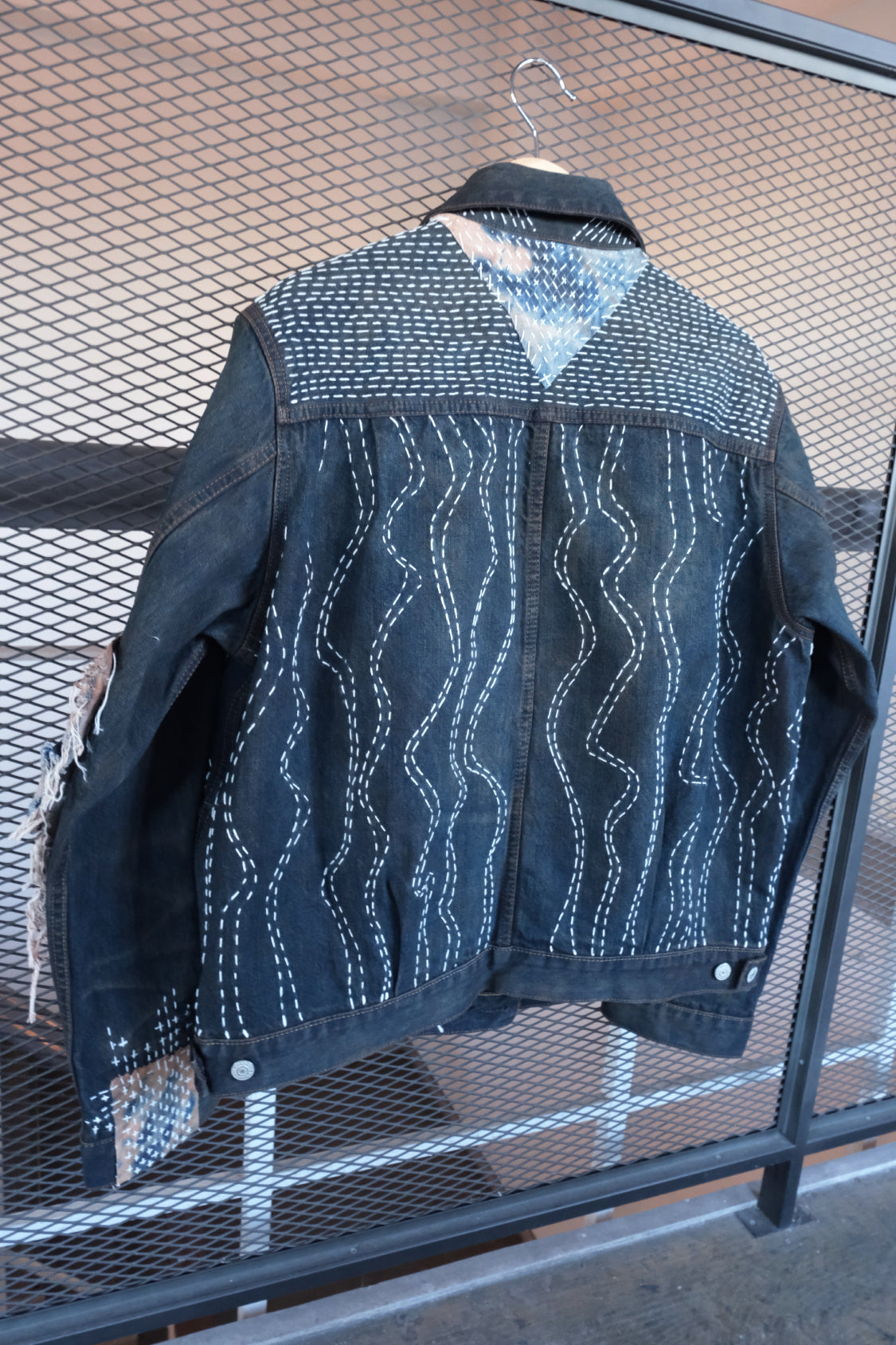 ZEN DENIM JACKET - EDWIN x SHOHEI 505ZX01 / selvage denim x persimmon dye - Shohei-collection