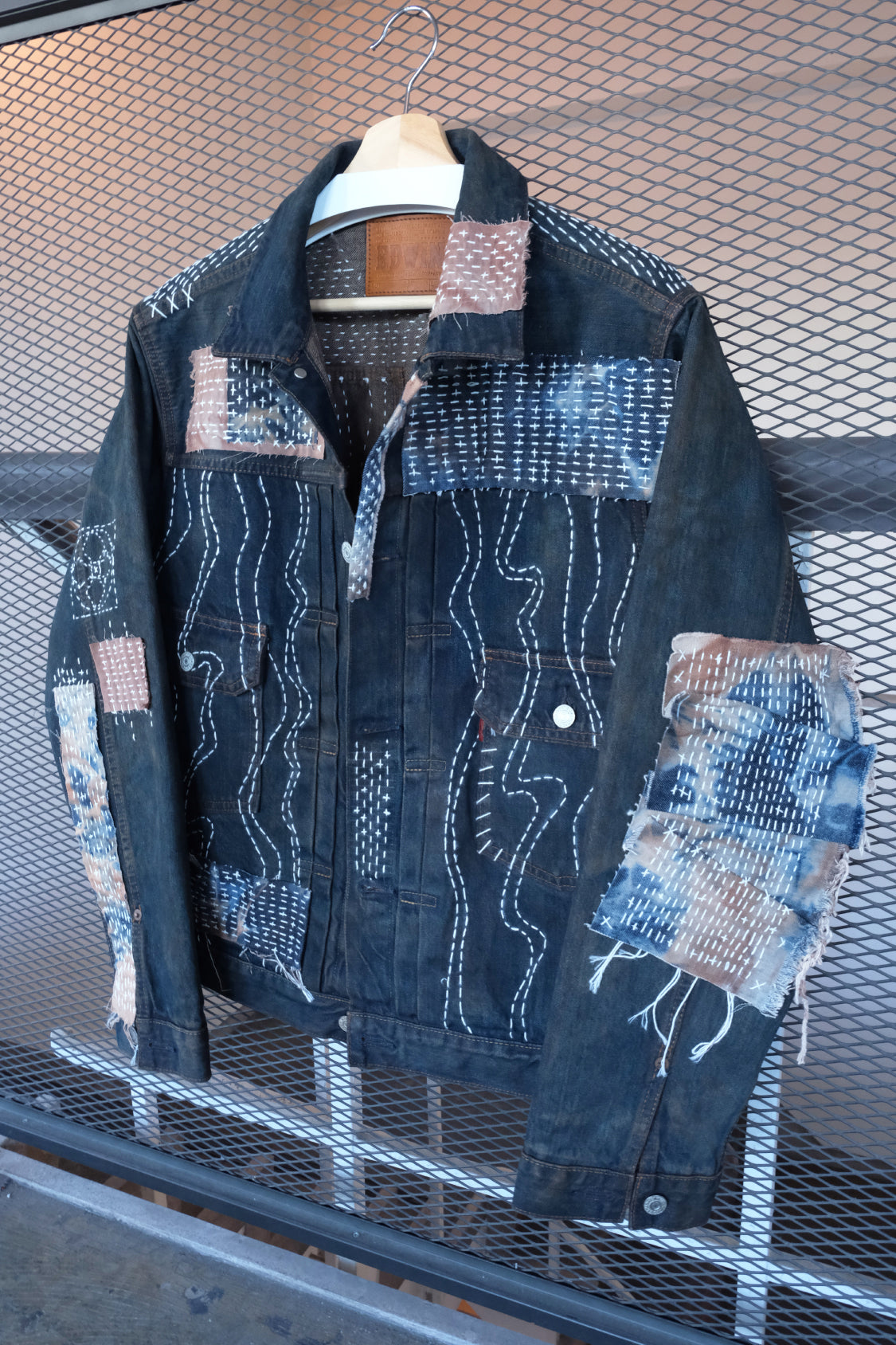 ZEN DENIM JACKET - EDWIN x SHOHEI 505ZX01 / selvage denim x persimmon dye - Shohei-collection