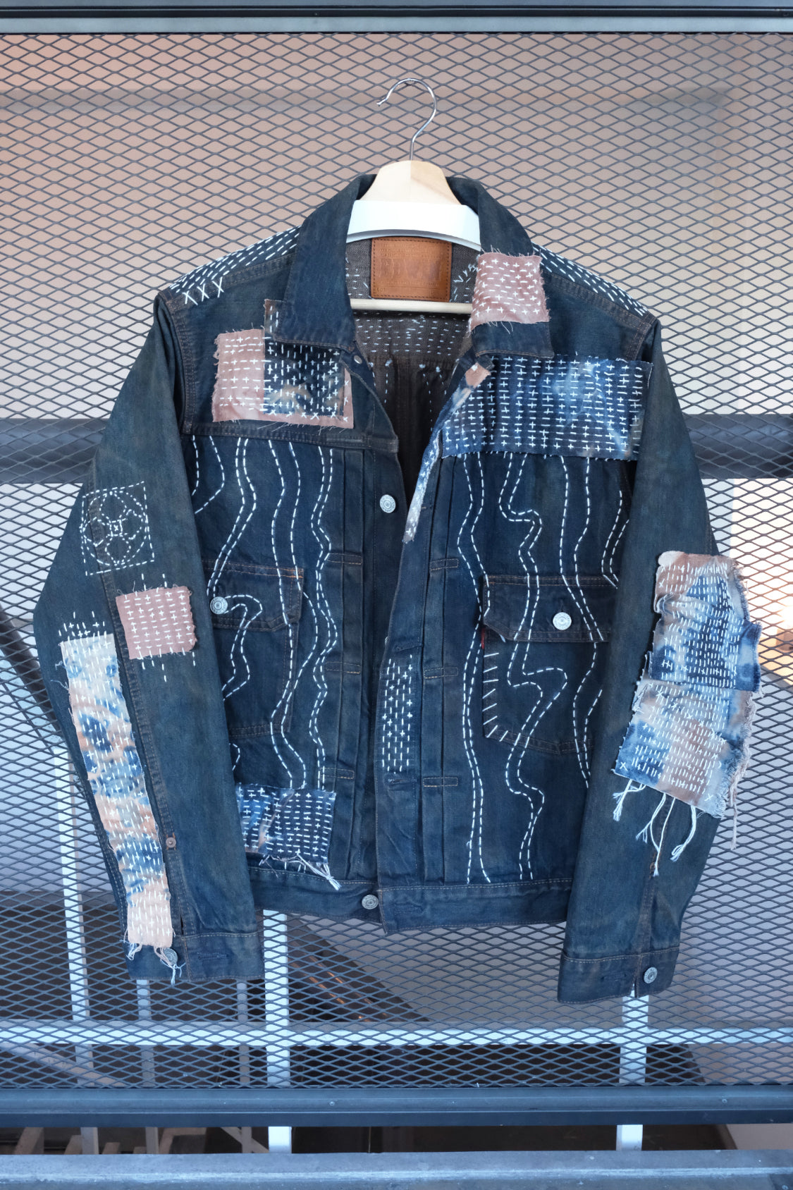 ZEN DENIM JACKET - EDWIN x SHOHEI 505ZX01 / selvage denim x persimmon dye - Shohei-collection