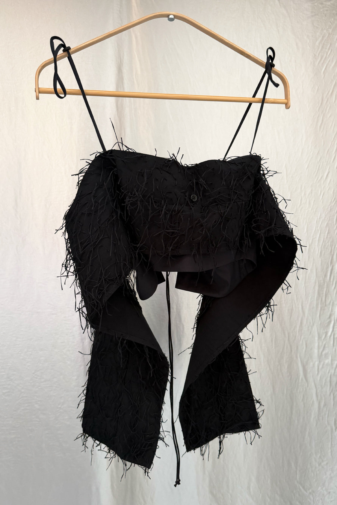 SAILA FRINGE TOP / Japanese textile art
