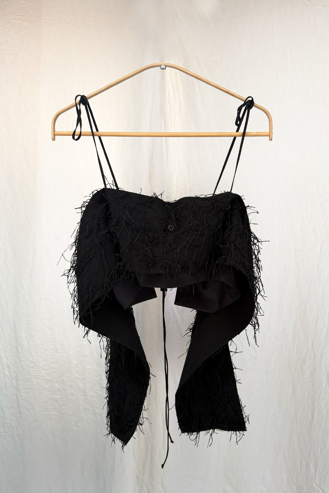 SAILA FRINGE TOP / Japanese textile art