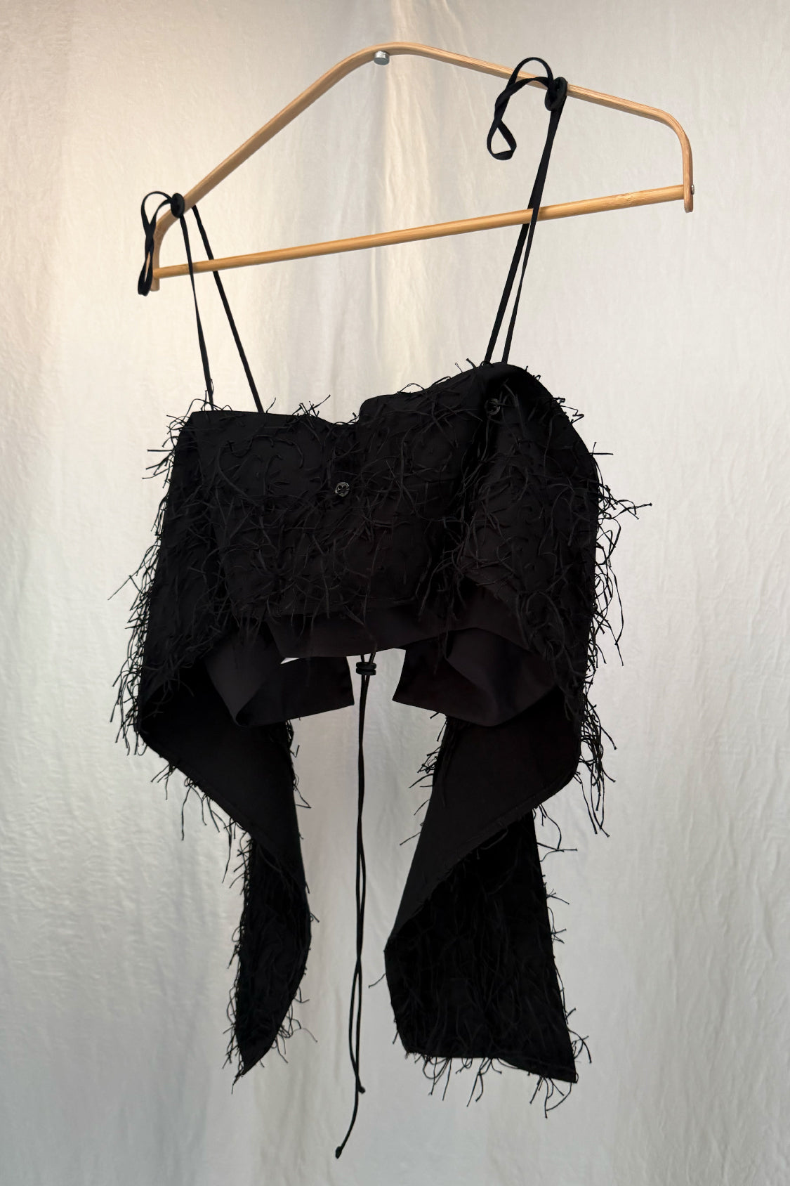SAILA FRINGE TOP / Japanese textile art