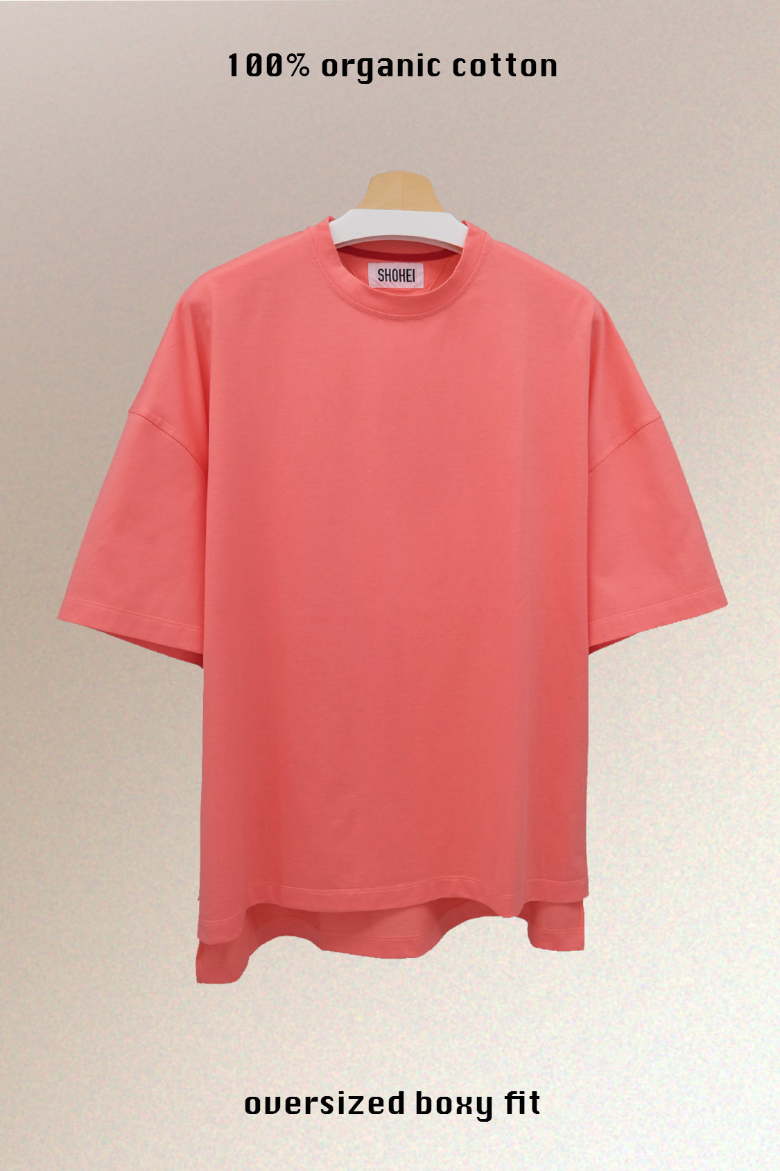 SHOHEI JUN OVERSIZE STYLE T-shirt in organic cotton