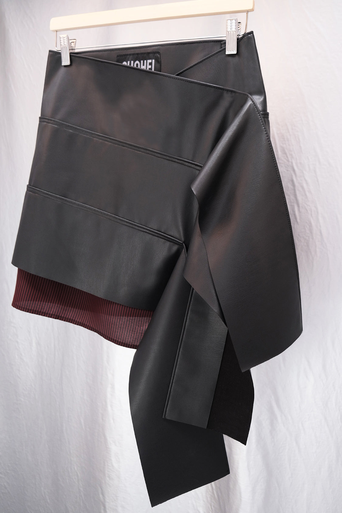 YURIE SKIRT / vegan apple leather - Shohei-collection
