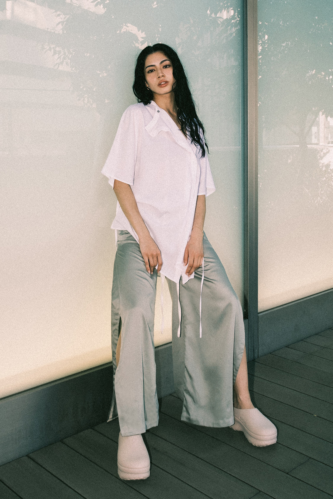 ZIGGY PANTS / Lyocell TENCEL Satin - Shohei-collection