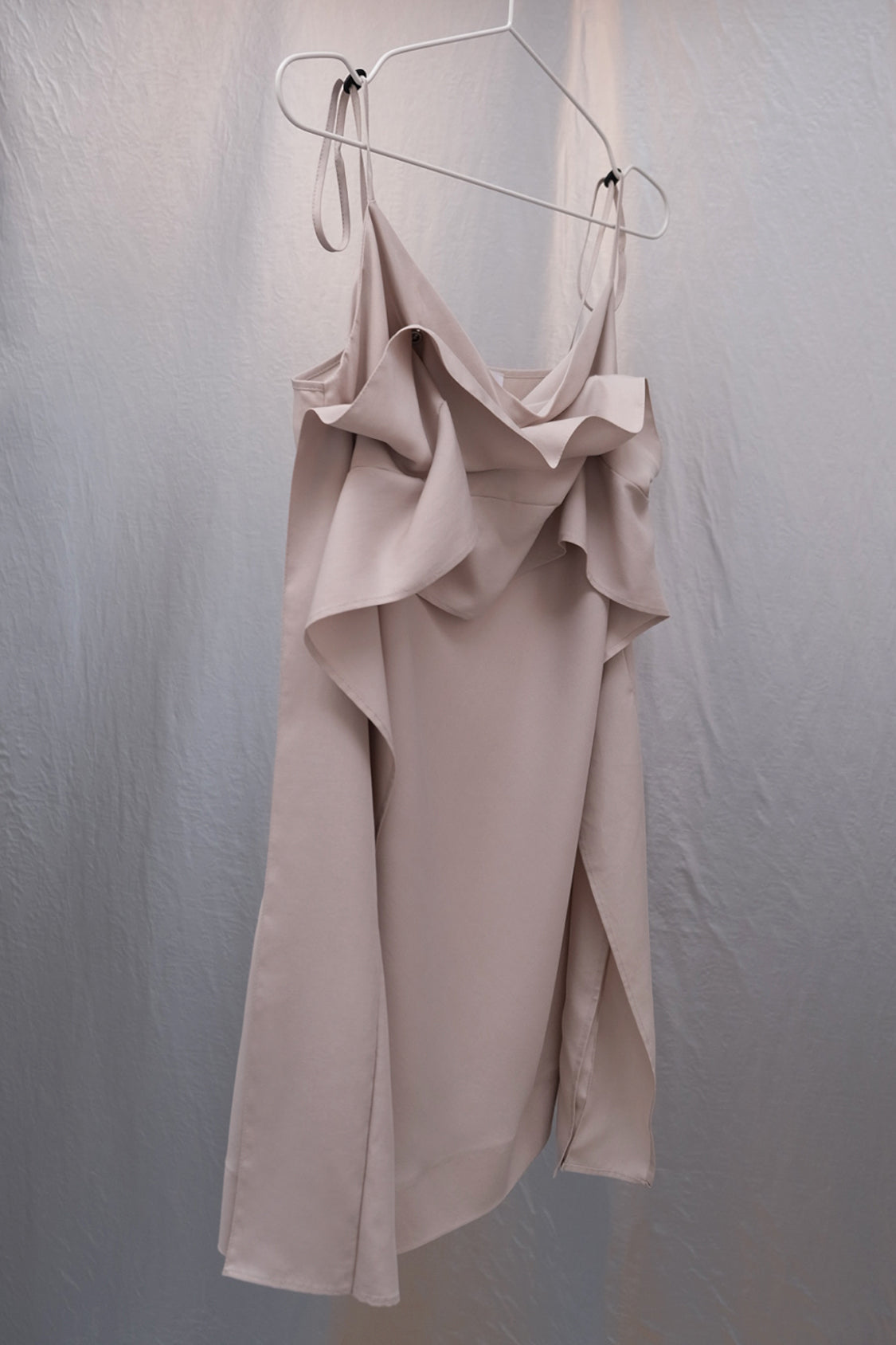 IRENE SLIP DRESS / Lyocell TENCEL _ slate grey - Shohei-collection