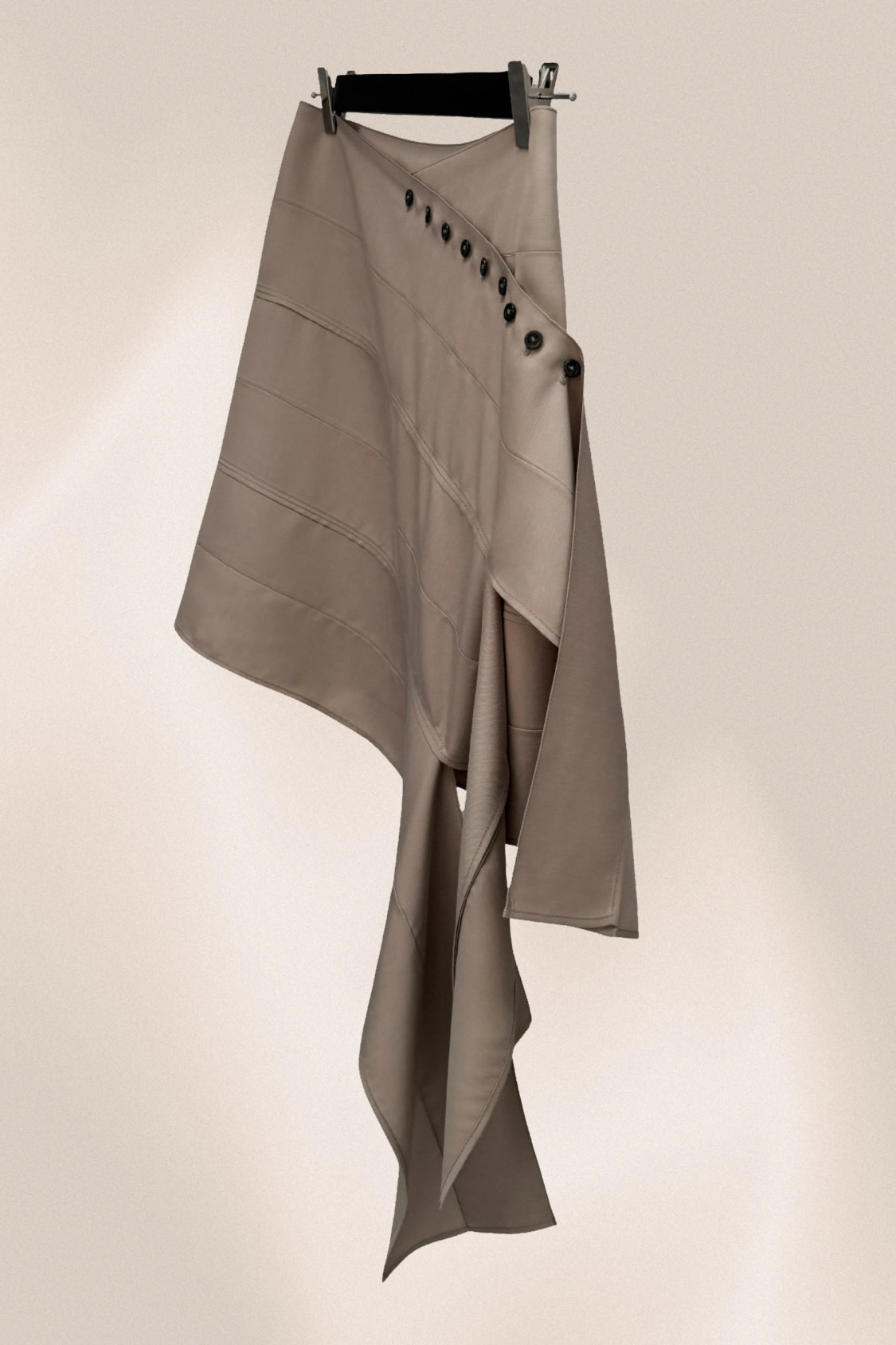 YURIE MINI SKIRT / Lyocell TENCEL ~ slate grey - Shohei-collection