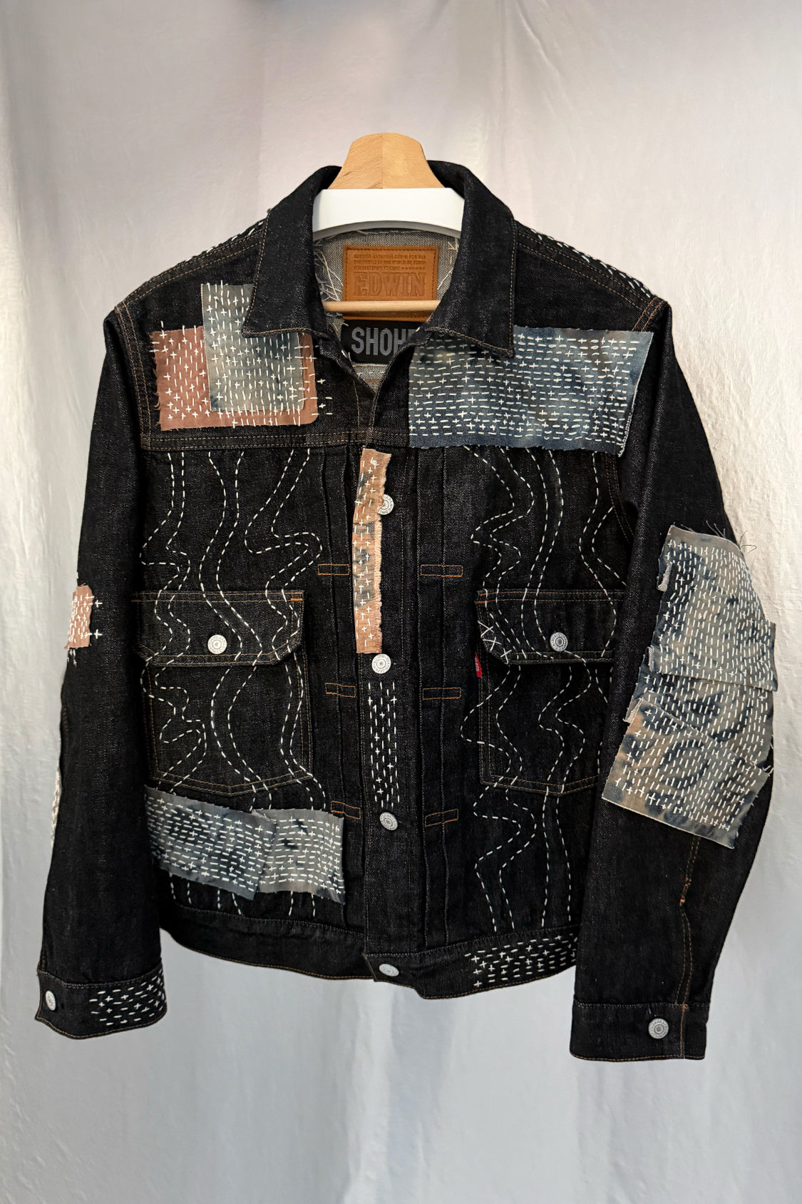 ZEN DENIM JACKET - EDWIN x SHOHEI 505ZX01 / black selvage denim - Shohei-collection