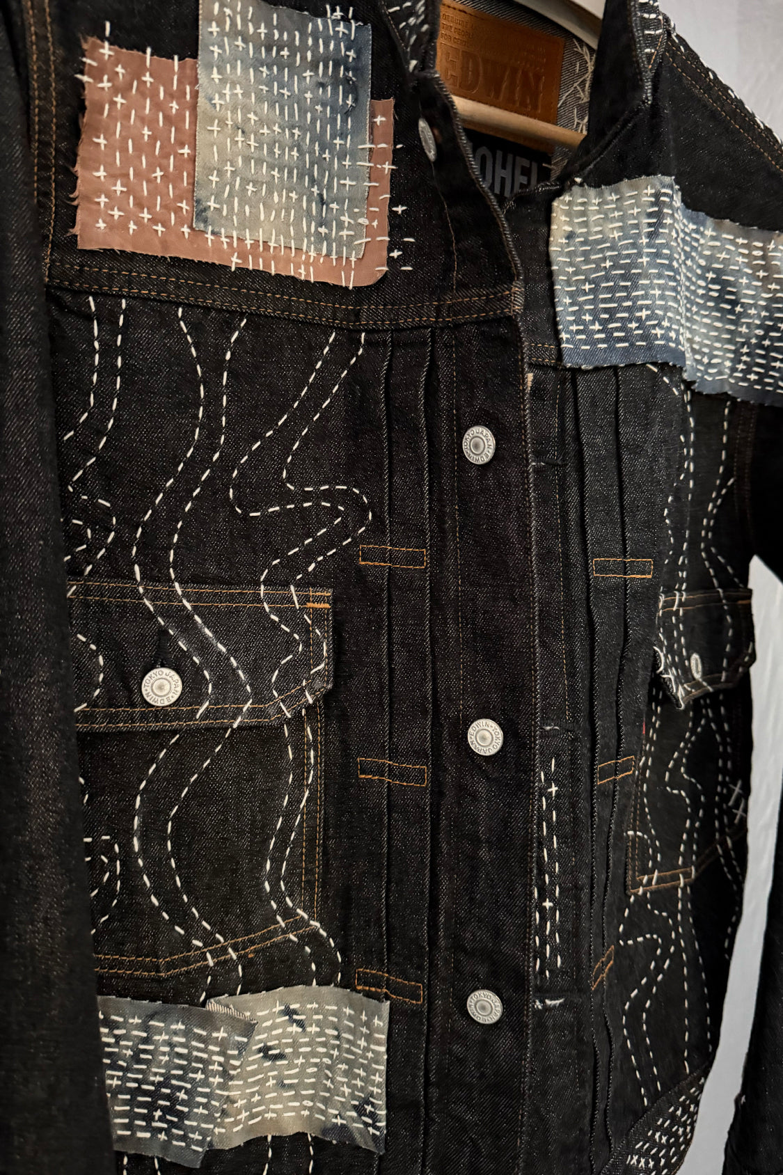 ZEN DENIM JACKET - EDWIN x SHOHEI 505ZX01 / black selvage denim - Shohei-collection