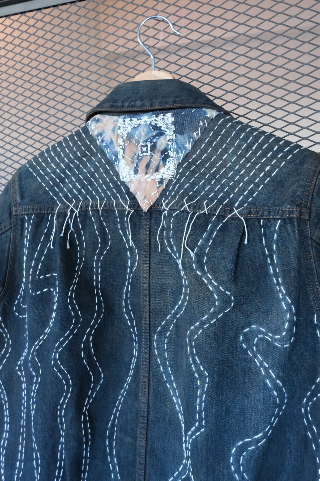 ZEN DENIM JACKET - EDWIN x SHOHEI 505ZX02 / selvage denim x persimmon dye - Shohei-collection