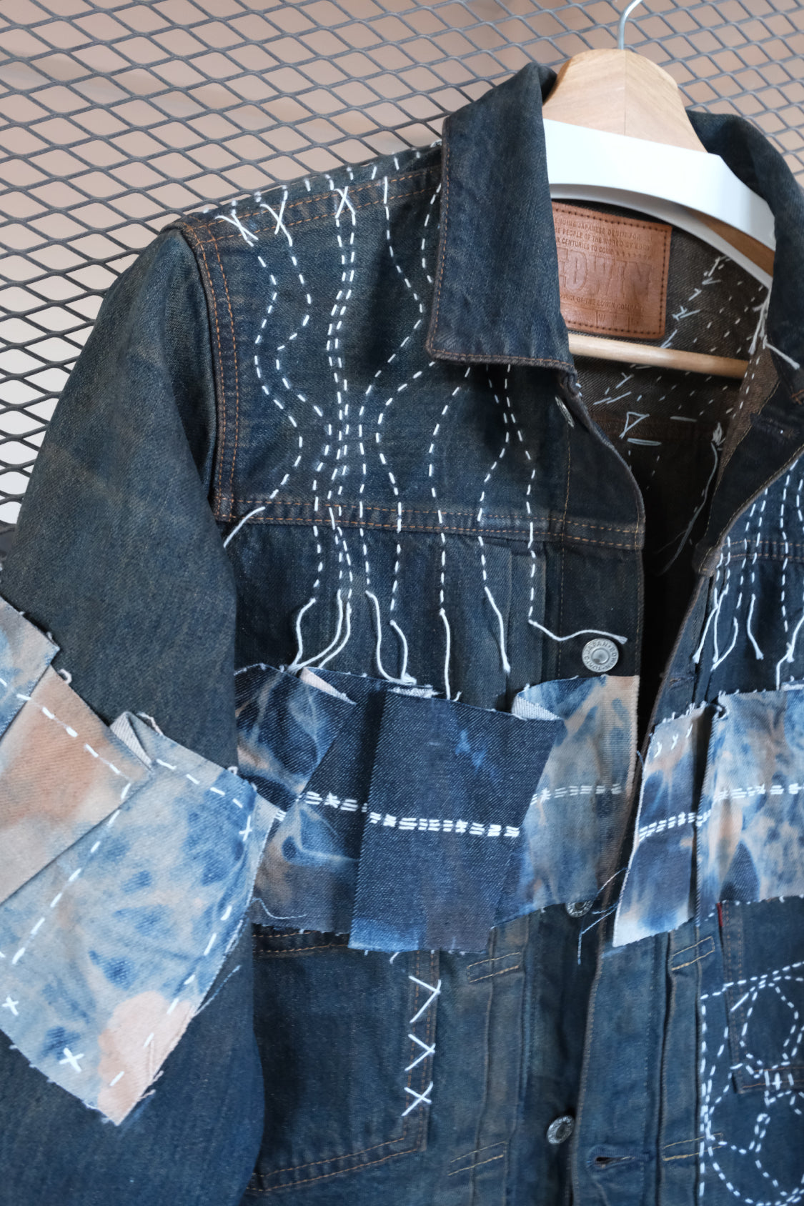 ZEN DENIM JACKET - EDWIN x SHOHEI 505ZX02 / selvage denim x persimmon dye - Shohei-collection