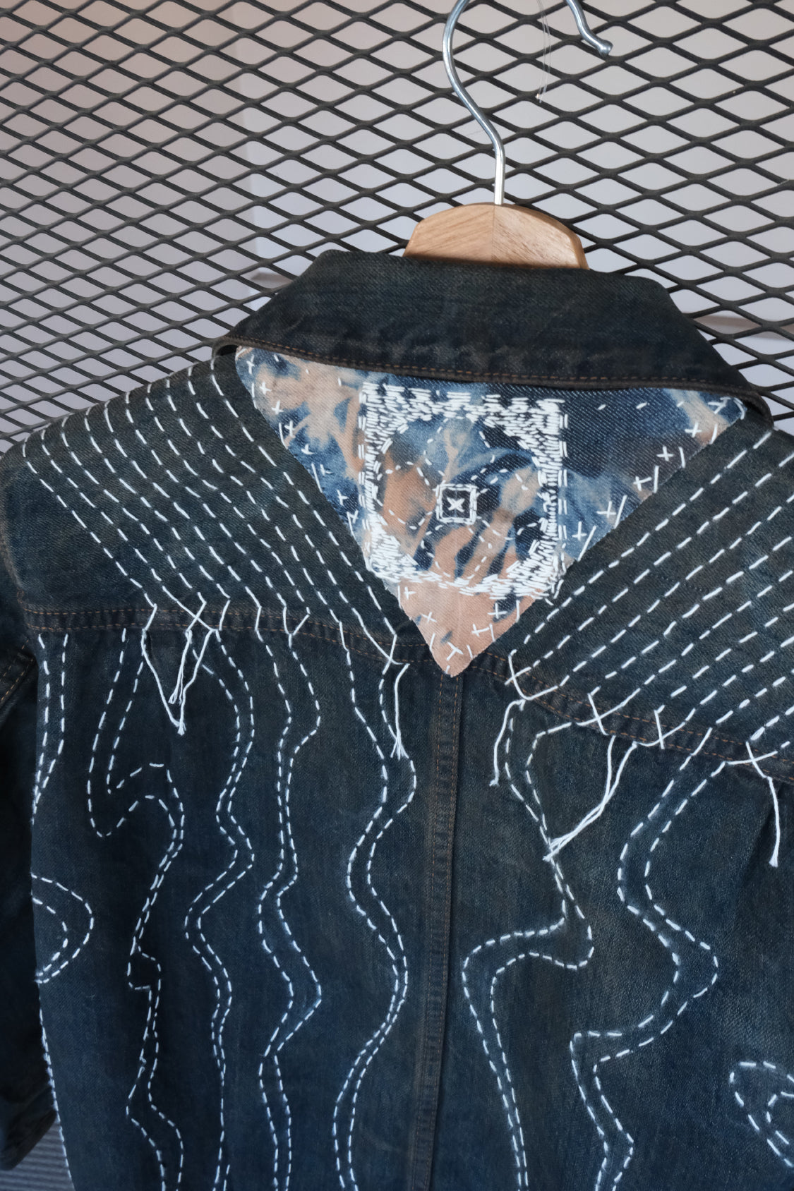 ZEN DENIM JACKET - EDWIN x SHOHEI 505ZX02 / selvage denim x persimmon dye - Shohei-collection