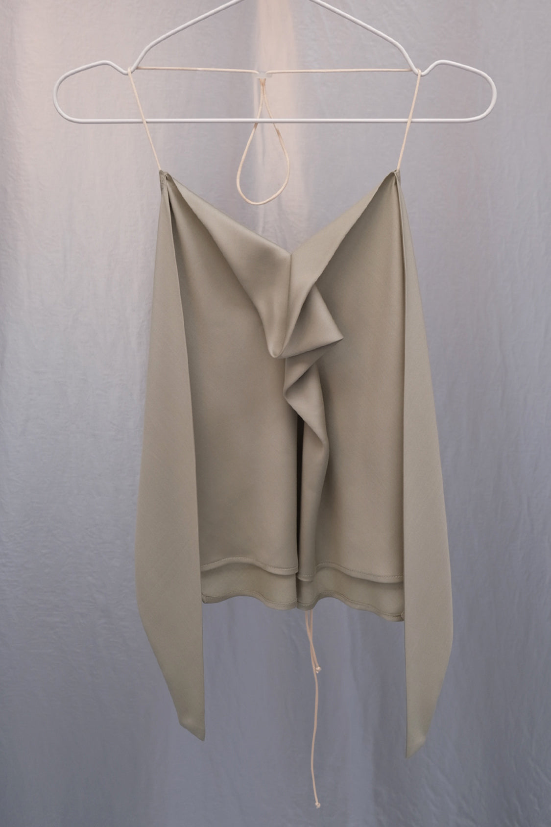 SHOHEI ZIGGY TOP in TENCEL lyocell satin