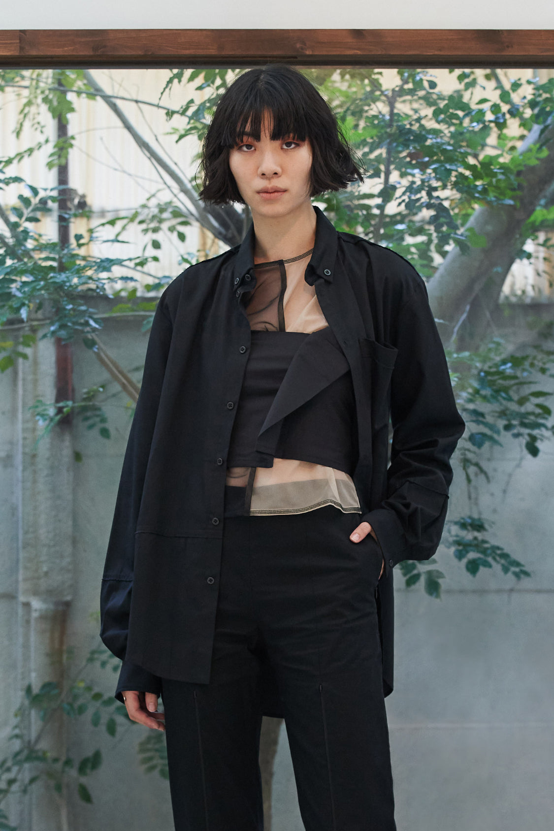 KEITA BUTTON DOWN SHIRT / boyfriend fit - Shohei-collection