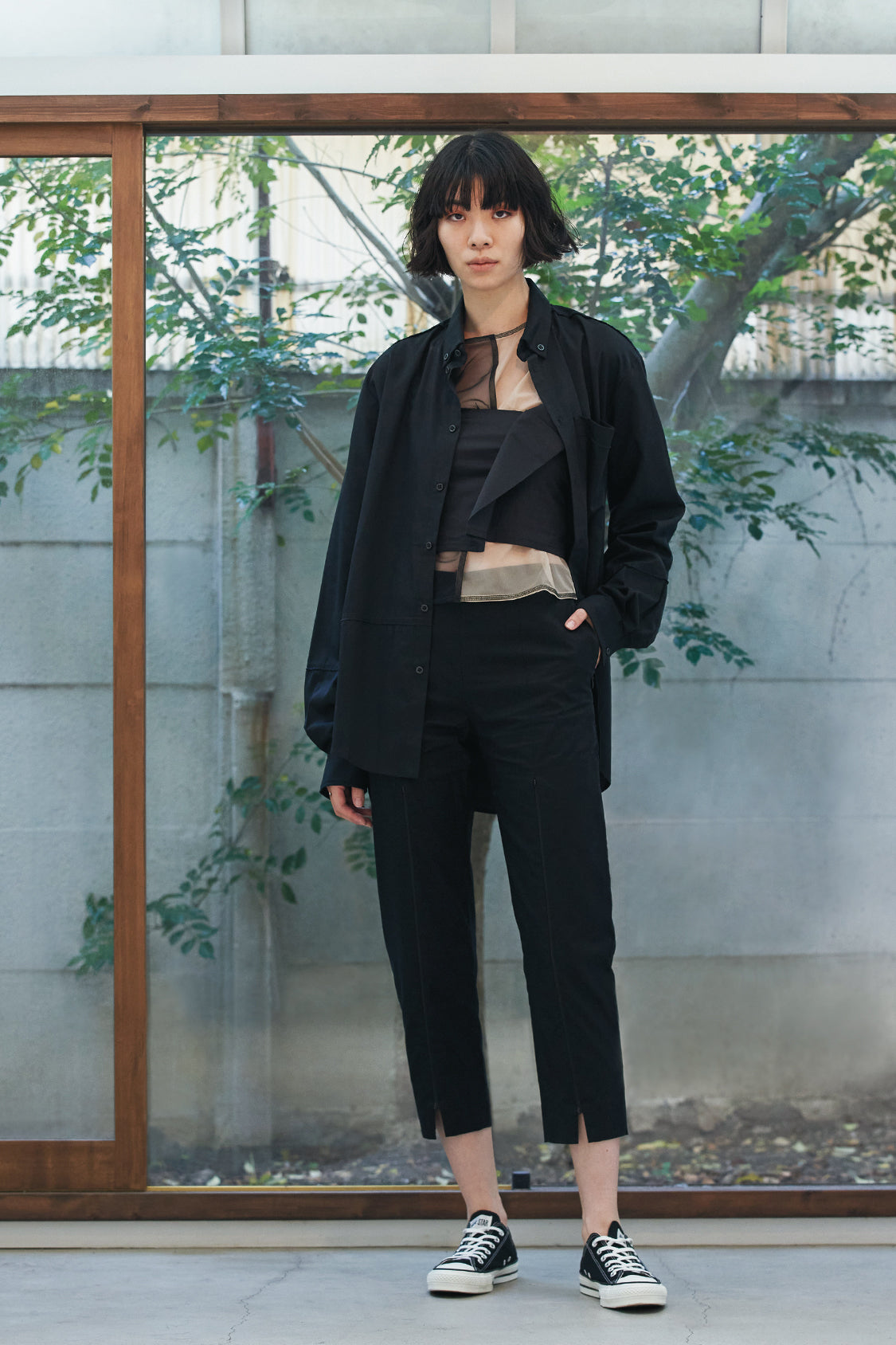 KEITA BUTTON DOWN SHIRT / boyfriend fit - Shohei-collection