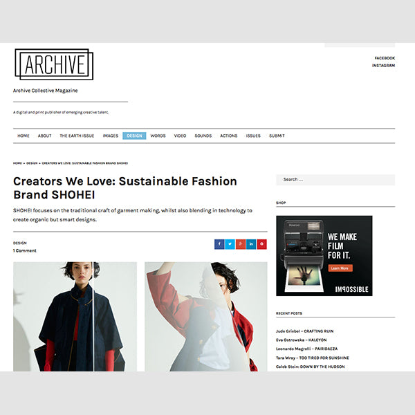 Featured on ARCHIVE COLLECTIVE