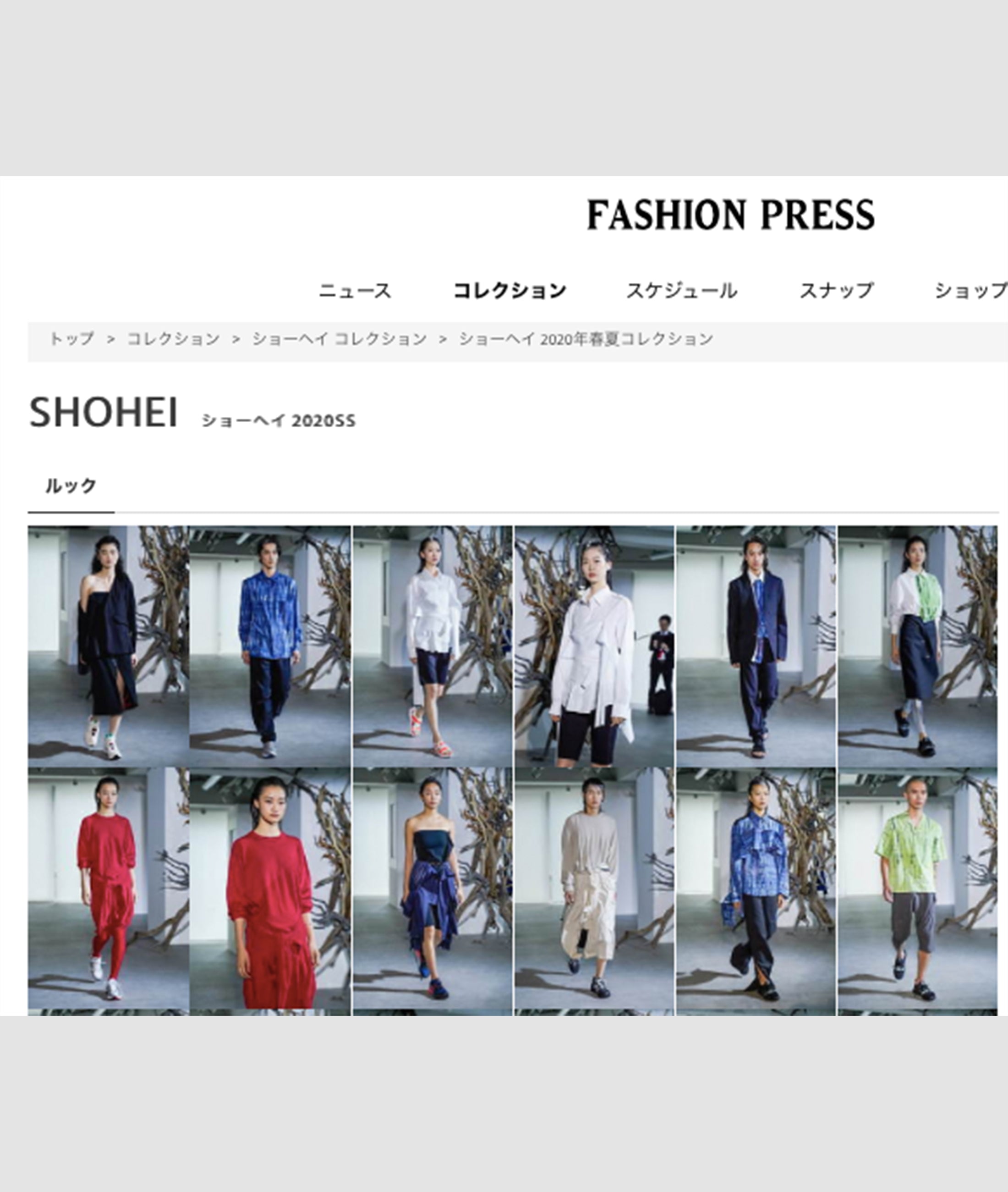 SHOHEI SS.20 @ FASHION PRESS Japan