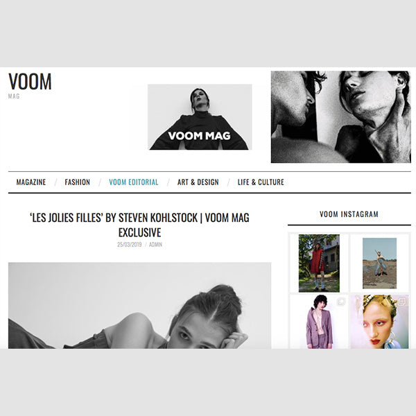 SHOHEI featured on VOOM MAGAZINE editorial