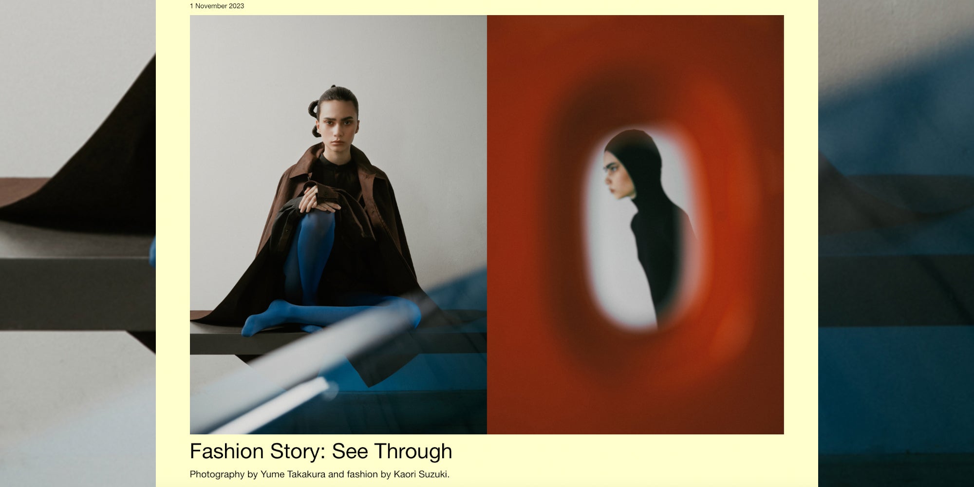 CONTRIBUTOR magazine / Photography by Yume Takakura