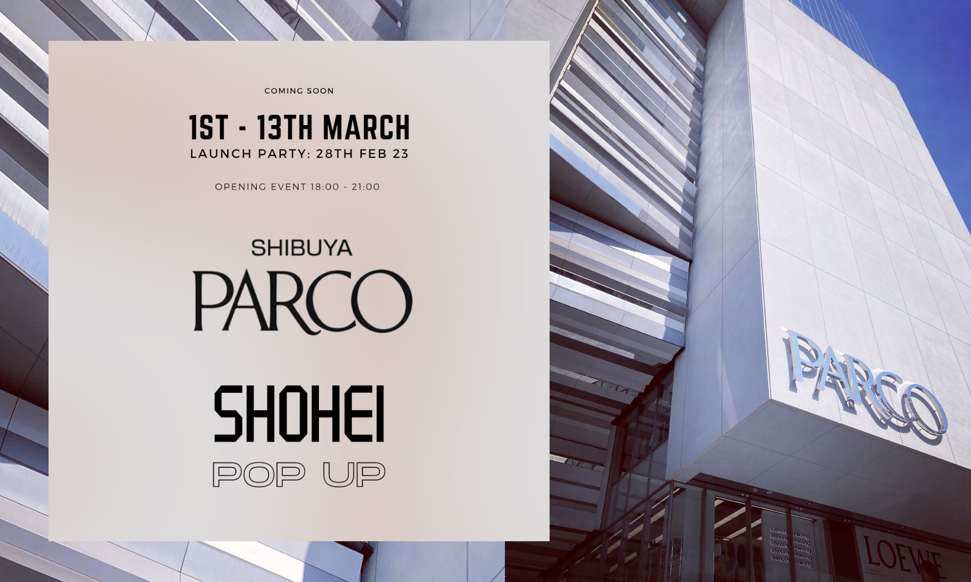 PARCO Shibuya POP-UP STORE