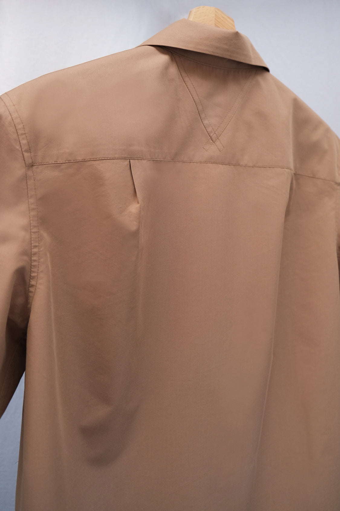 JUN BOWLING SHIRT Dune / Cotton Lyocell blend - Shohei-collection