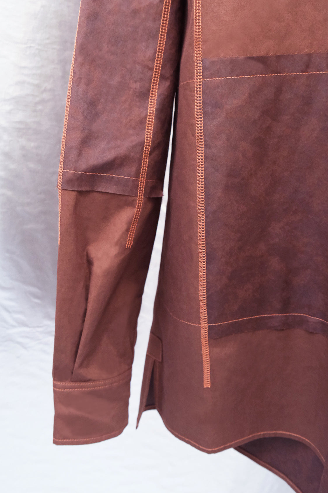 CONTRAST TECH SHIRT / Kakishibu Dye - Shohei-collection