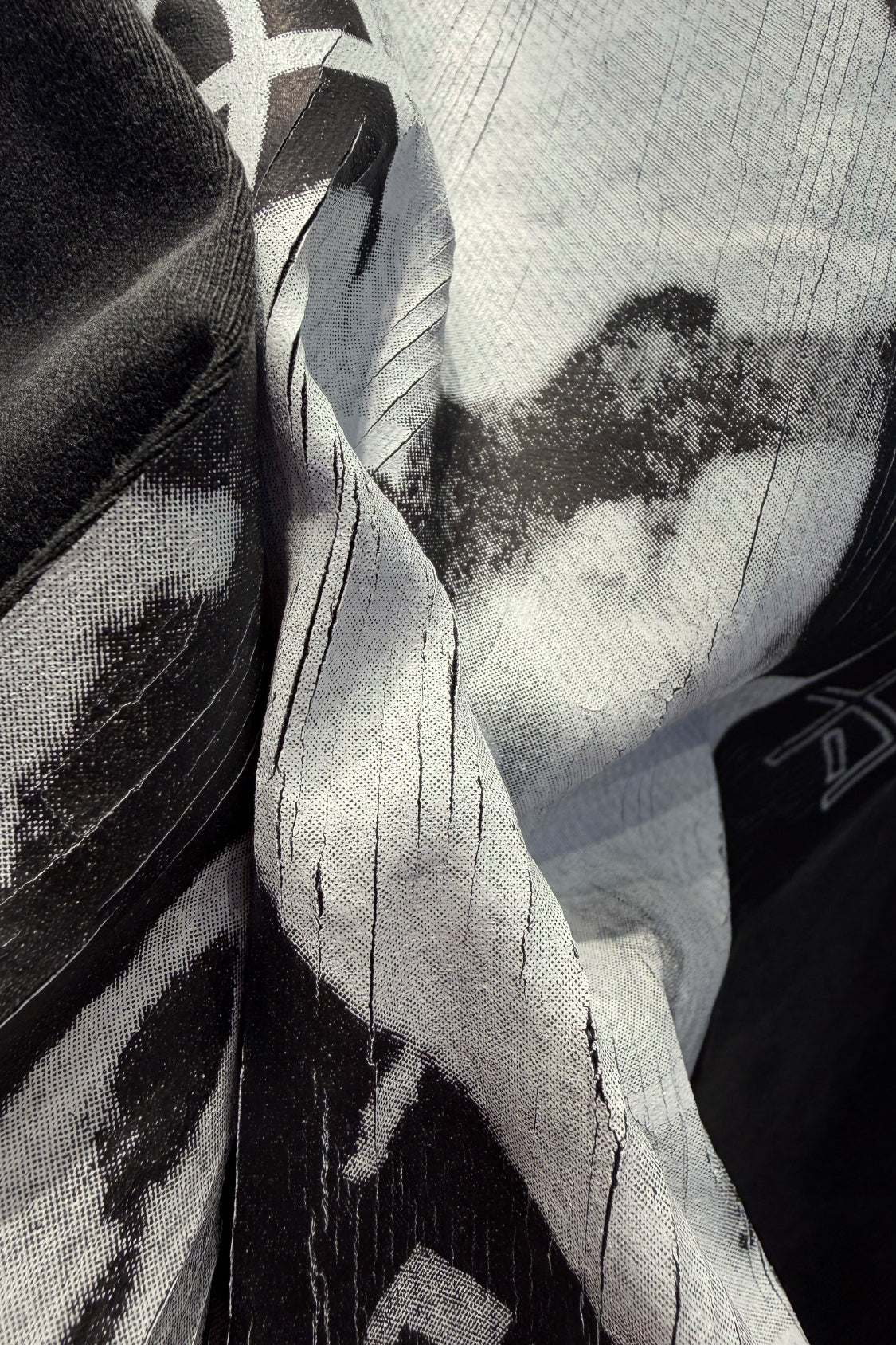 SHOHEI Collage Tee / crack print  'zen is punk' - Shohei-collection