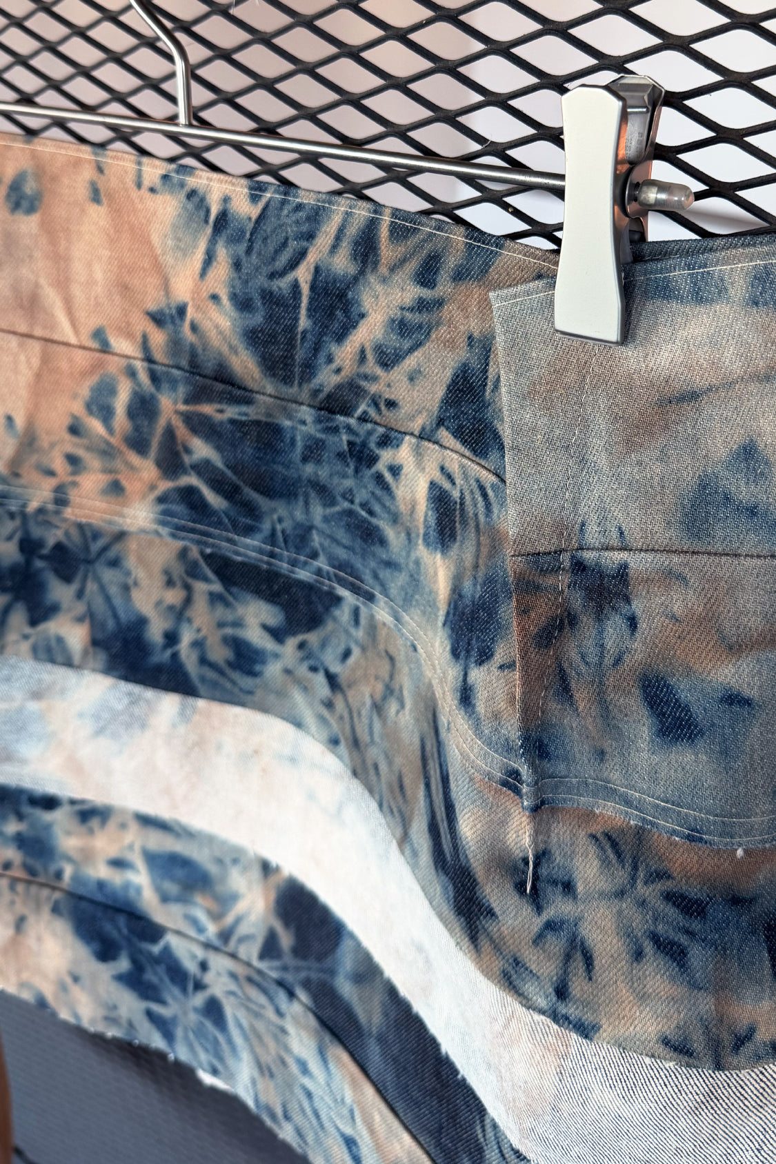 YURIE DENIM MINI SKIRT / persimmon dyed denim - Shohei-collection